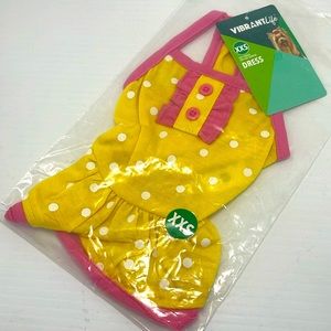 Vibrant Toy YorKie, Toy Fox Terrier Dogs Dress XXS NEW